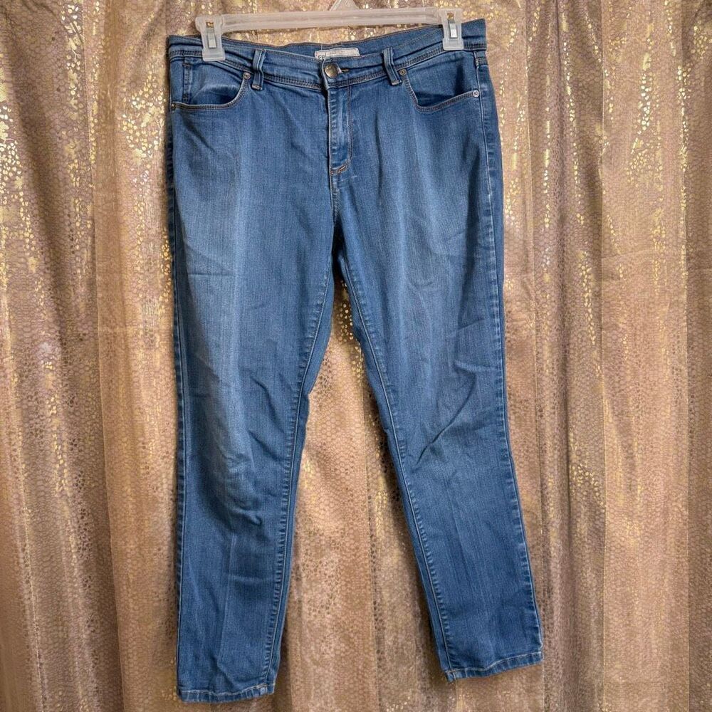 Free People 61855 16515125 Blue Washed Crop Skinny Jeans Size 30